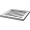 Ekena Millwork Diamond Surface Mount PVC Gable Vent: Non-Functional, w/ 2"W x 1-1/2"P Brickmould Frame, 24"W x 24"H GVPDI24X2402SN - alternate 2
